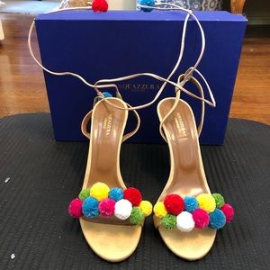Aquazzura Pon Pon Sandel!